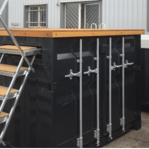 mini piscine container 10 pieds