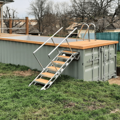 piscine-container 6m hors sol