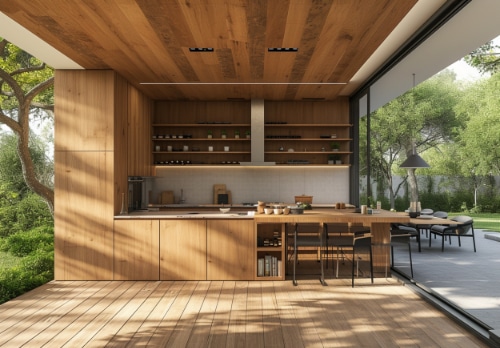 cuisine été bois